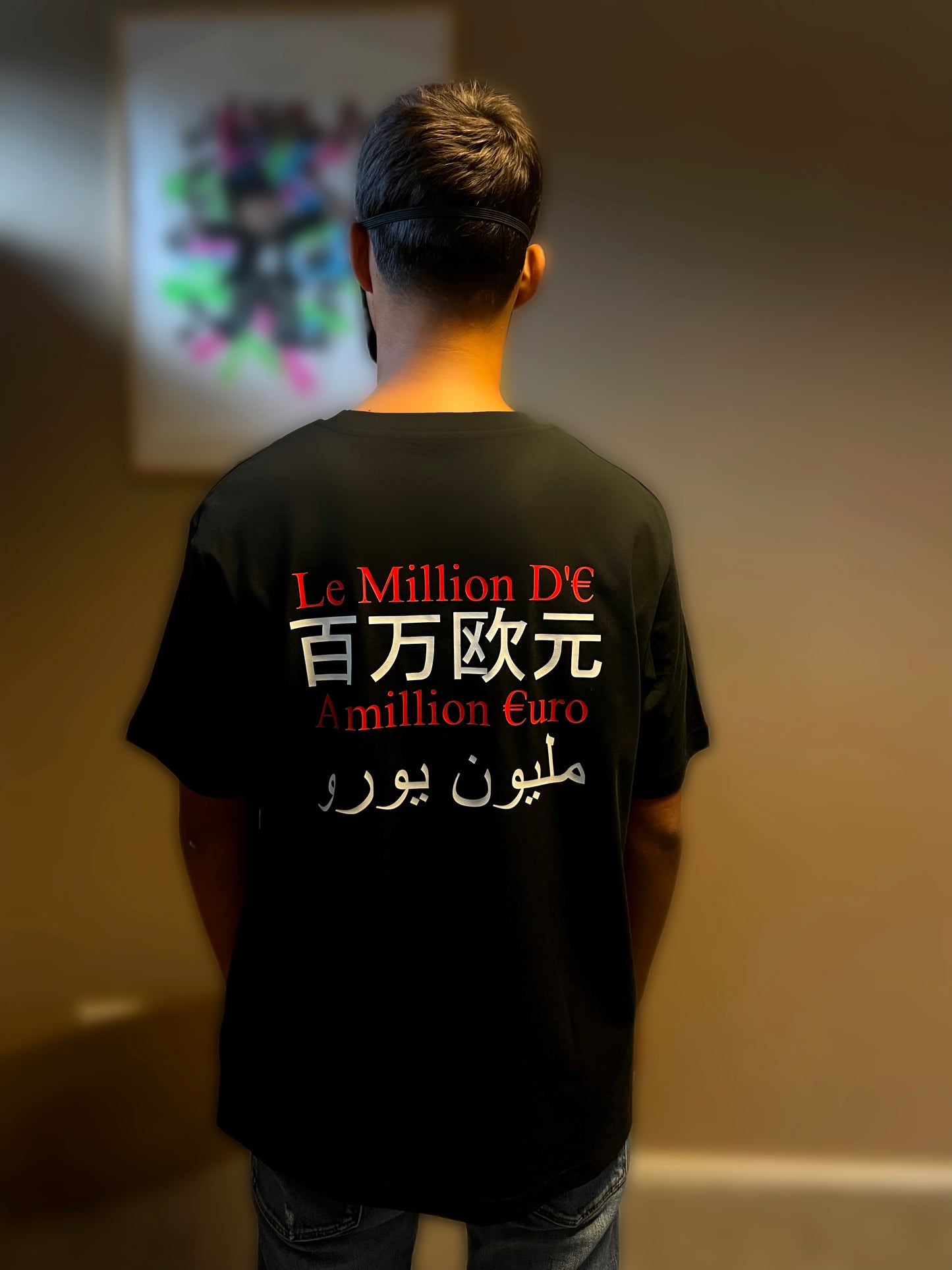 UNISEX T-SHIRT MET TALEN